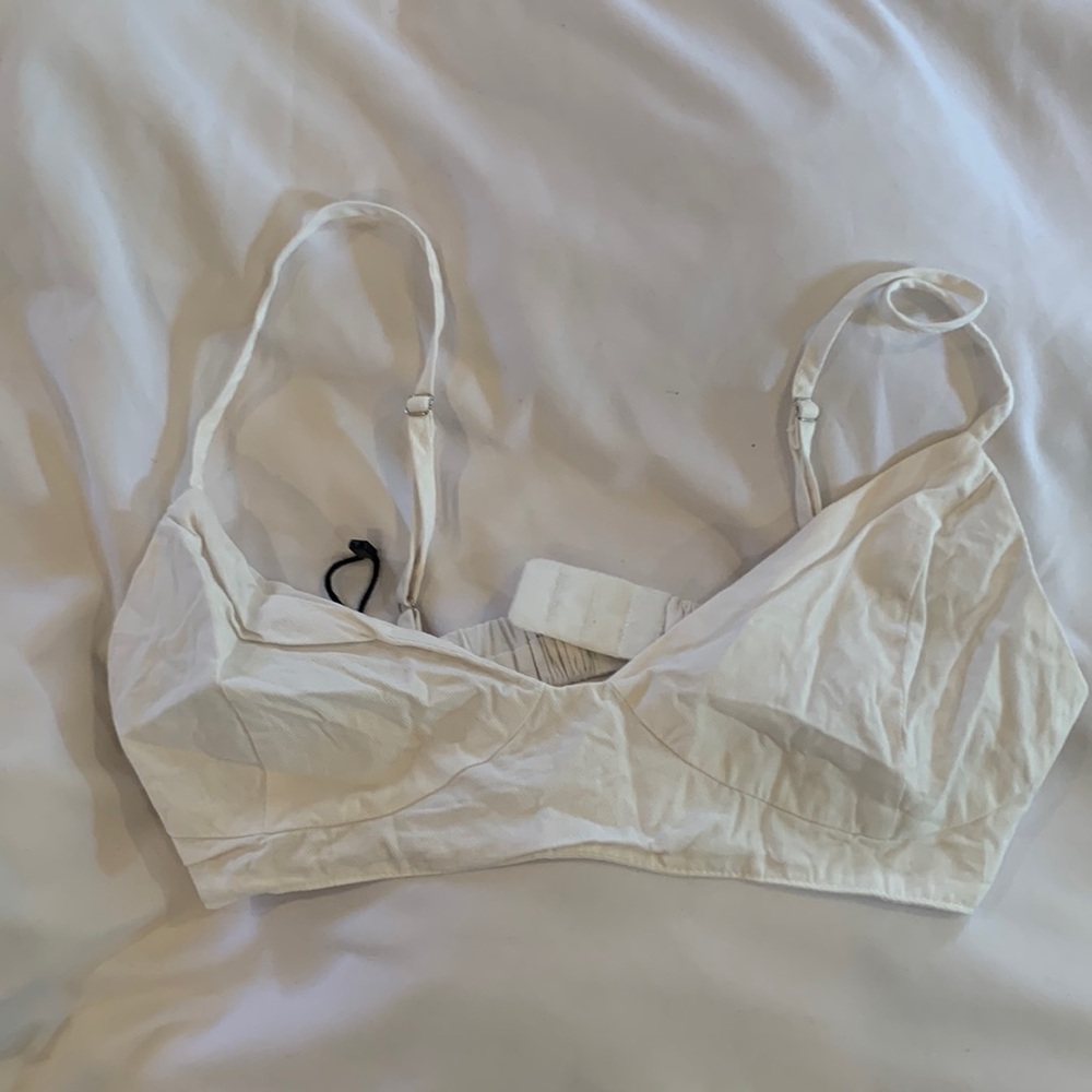Princess Polly white crop top tank